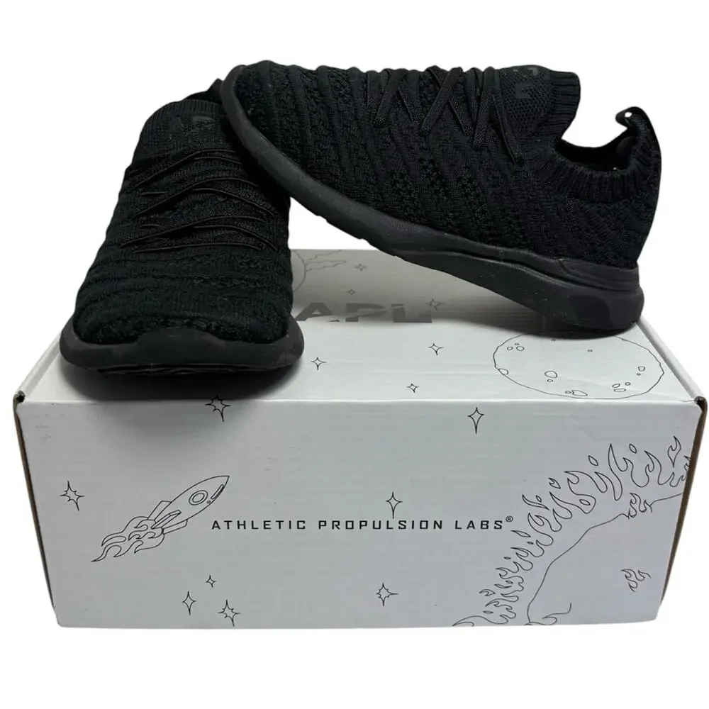 APL TechLoom Wave Kids Black Slip On Sneakers Size 10 Toddler Athleti‎